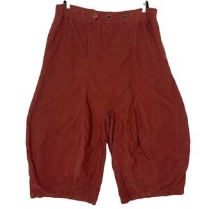 Nwot SHACK INCORPORATED Pants M Micro Corduroy Super-Wide-Barrel Drop Crotch